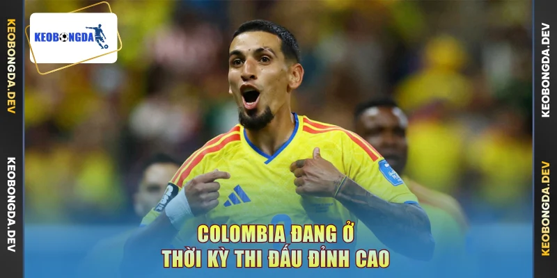 Colombia đang ở thời kỳ thi đấu đỉnh cao
