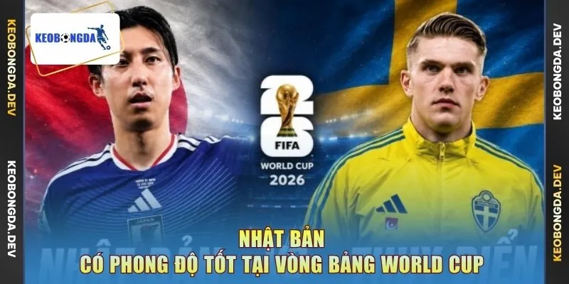 Nhật Bản có phong độ tốt tại vòng bảng World Cup